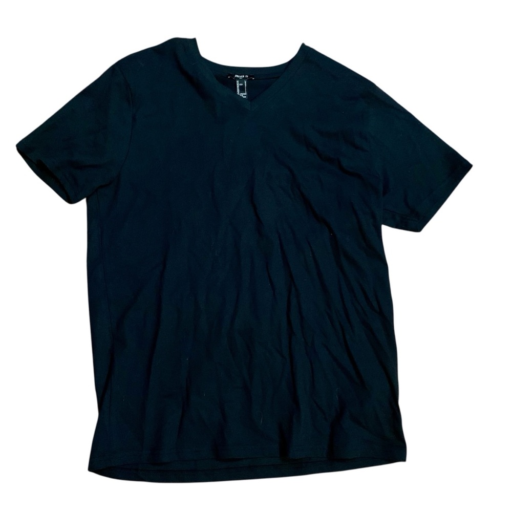 Forever 21 Black V Neck Tee Shirt
